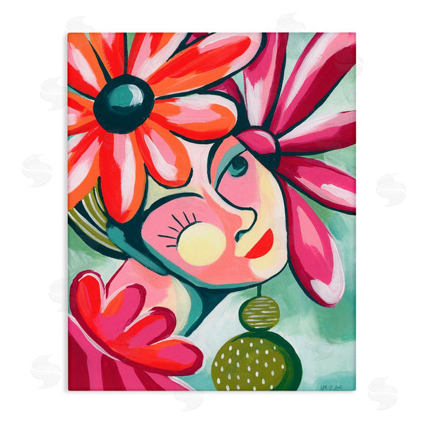 stupell industries Yvette St. Amant | Retro Bright Jolie Portrait