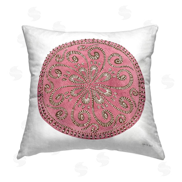 stupell industries Yvette St. Amant | Rose Mandala Pattern Printed Throw Pillow