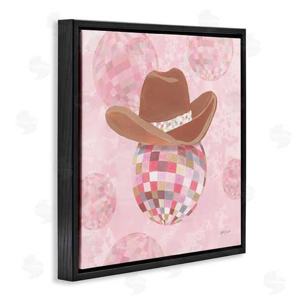 Stupell Industries Yvette St. Amant | Rosy Hued Cowgirl Disco Ball