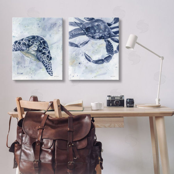 Stupell Industries Yvette St. Amant | Sea Creatures Turtle & Crab Wall Art