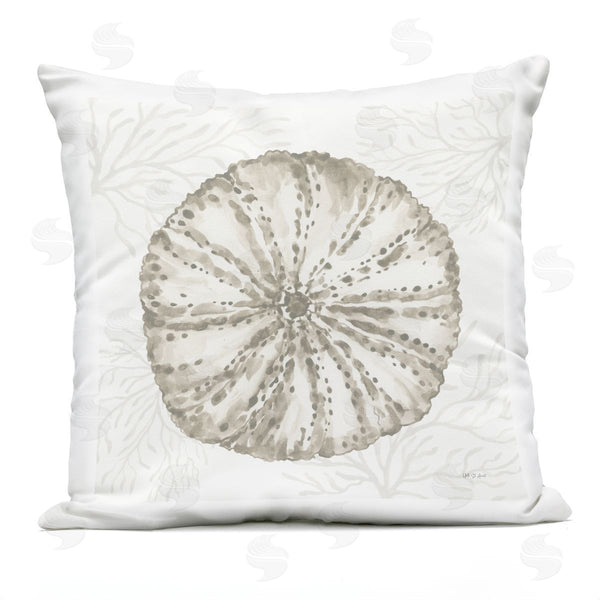 Stupell Industries Yvette St. Amant | Sea Urchin & Neutral Coral Printed Throw Pillow