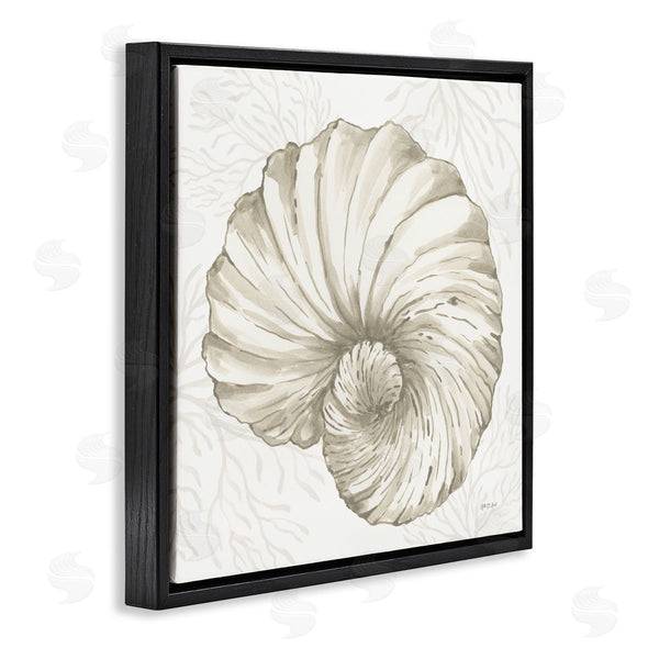 Stupell Industries Yvette St. Amant | Spiral Shell & Neutral Coral