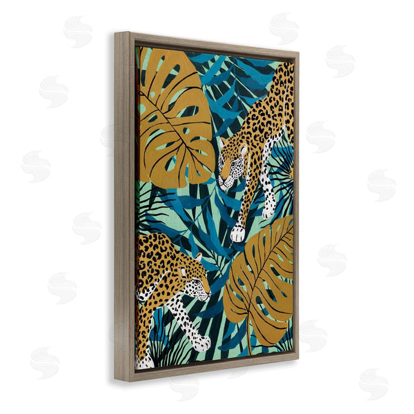 Stupell Industries Yvette St. Amant | Stalking Cheetahs With Leaves