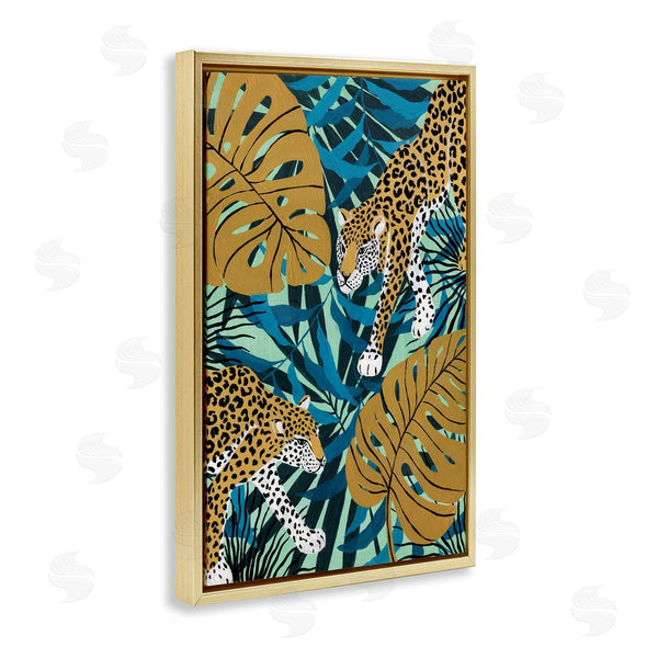 Stupell Industries Yvette St. Amant | Stalking Cheetahs With Leaves