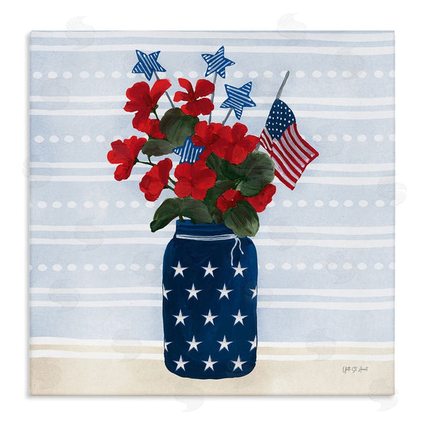 stupell industries Yvette St. Amant | Stars & Stripes Bouquet