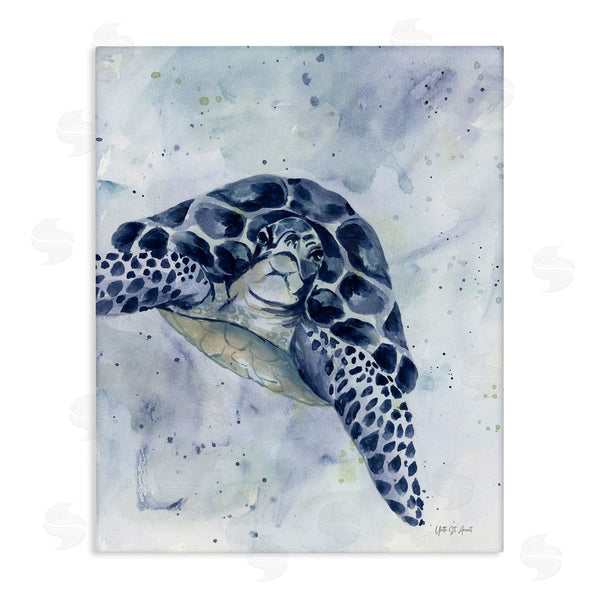 stupell industries Yvette St. Amant | Swimming Blue Turtle