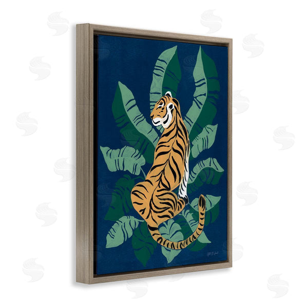 Stupell Industries Yvette St. Amant | Tiger Sitting Over Palms