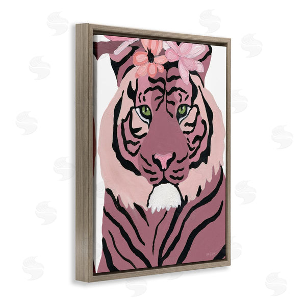 Stupell Industries Yvette St. Amant | Tiger With Pink Blooms Wall Art