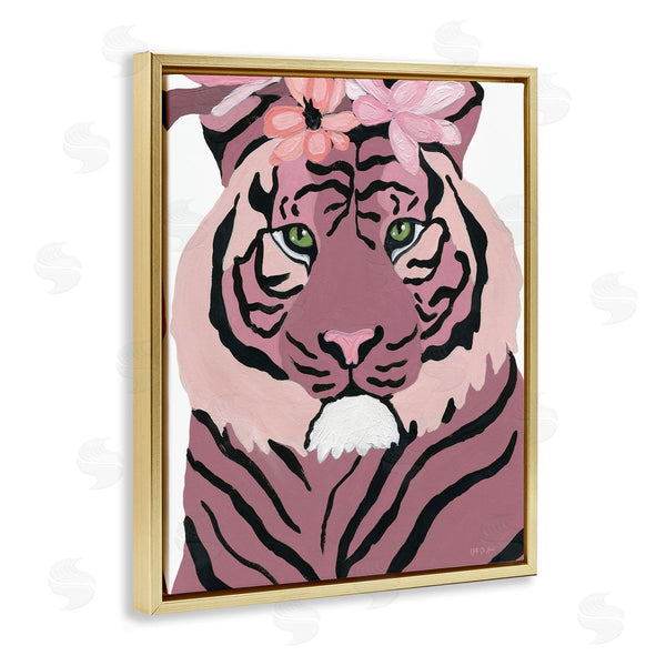 Stupell Industries Yvette St. Amant | Tiger With Pink Blooms Wall Art