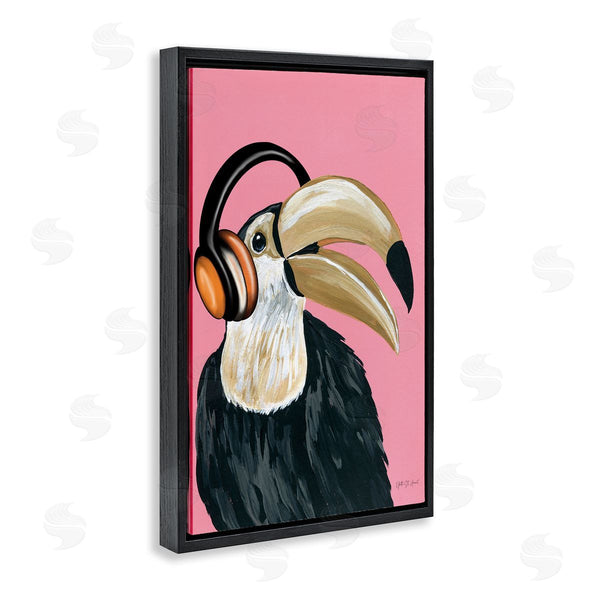 Stupell Industries Yvette St. Amant | Toucan And Music Headphones