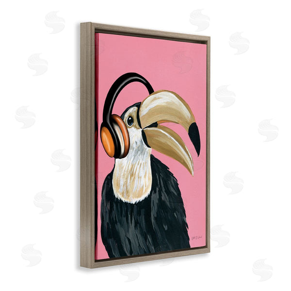 Stupell Industries Yvette St. Amant | Toucan And Music Headphones