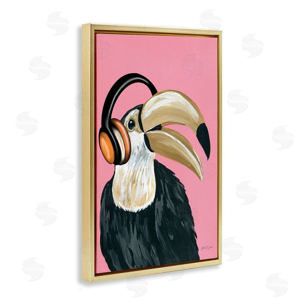 Stupell Industries Yvette St. Amant | Toucan And Music Headphones