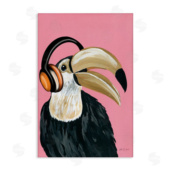 stupell industries Yvette St. Amant | Toucan and Music Headphones