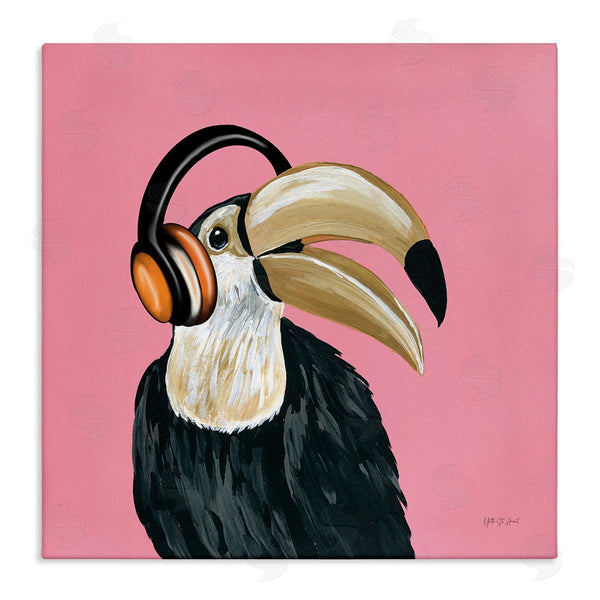 stupell industries Yvette St. Amant | Toucan with Headphones Wall Art