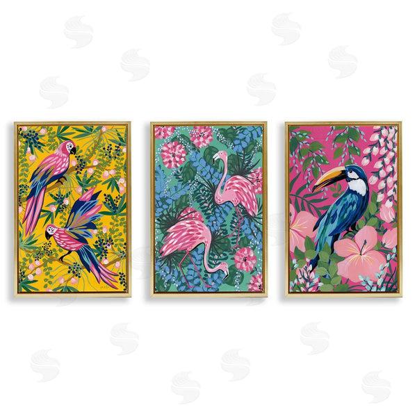 Stupell Industries Yvette St. Amant | Tropical Birds & Botanicals