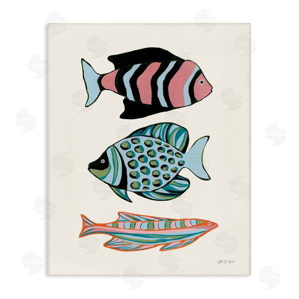 stupell industries Yvette St. Amant | Tropical Fish Trio