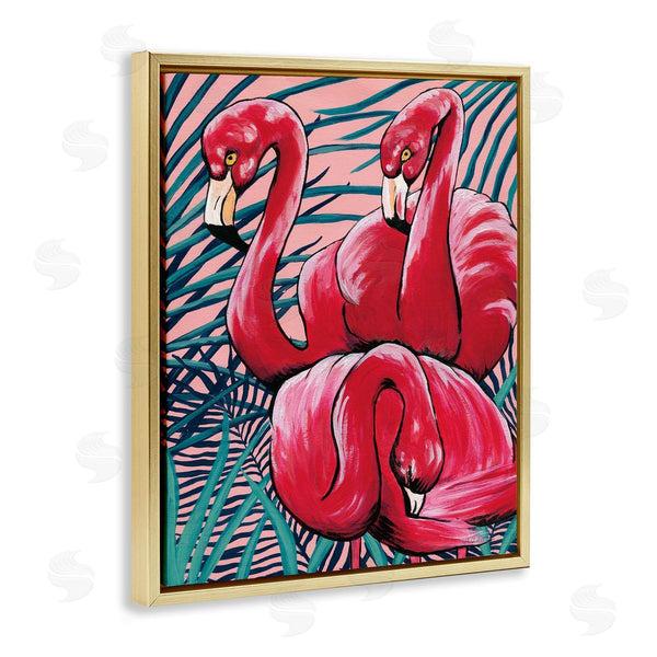 Stupell Industries Yvette St. Amant | Tropical Paradise Flamingos