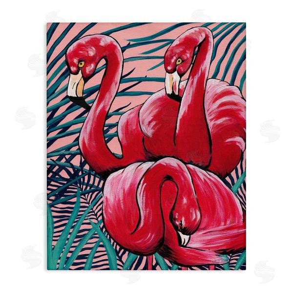 stupell industries Yvette St. Amant | Tropical Paradise Flamingos