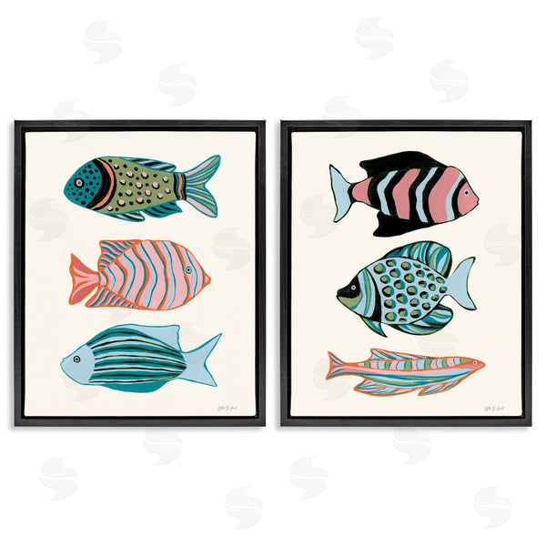 Stupell Industries Yvette St. Amant | Tropical Pastels Fish Wall Art