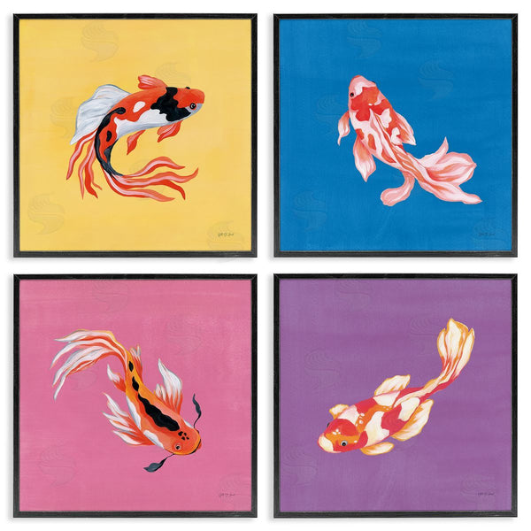 Stupell Industries Yvette St. Amant | Vibrant Colorful Koi Fish Wall Art