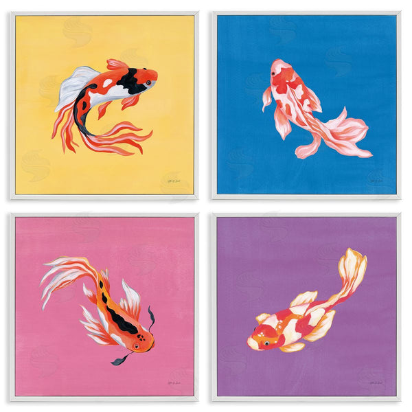 Stupell Industries Yvette St. Amant | Vibrant Colorful Koi Fish Wall Art