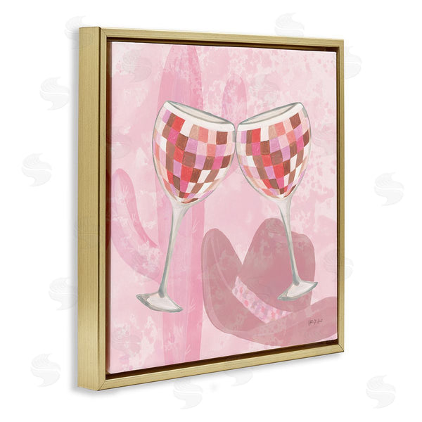 Stupell Industries Yvette St. Amant | Western Glam Cheers Glasses