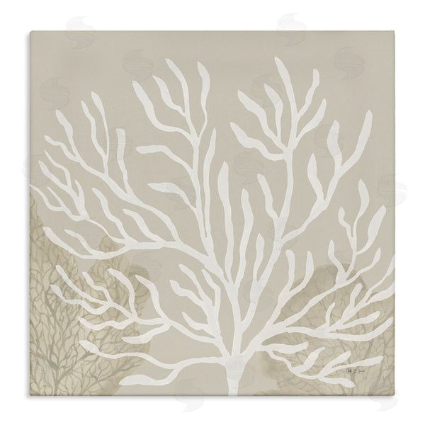 stupell industries Yvette St. Amant | Wide Coral Branches on Beige