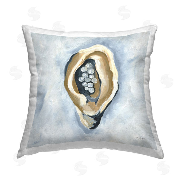 stupell industries Yvette St. Amant | World Is Your Oyster Printed Throw Pillow