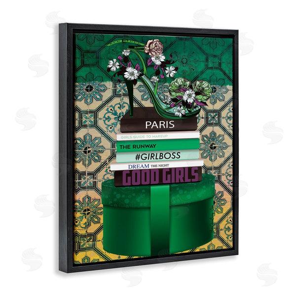 Stupell Industries Yvonne Coleman Burney | Green Fashion Books Wall Art