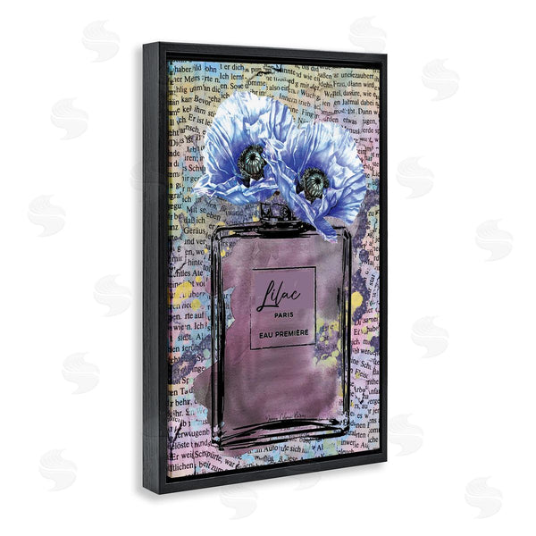 Stupell Industries Yvonne Coleman Burney | Lilac Perfume With Blossoms Wall Art