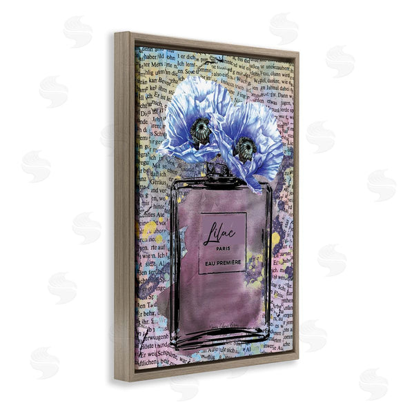 Stupell Industries Yvonne Coleman Burney | Lilac Perfume With Blossoms Wall Art