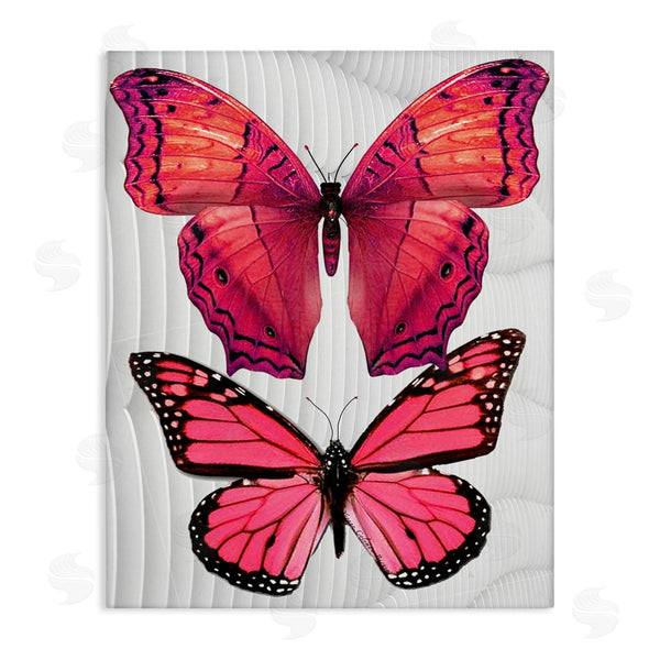 stupell industries Yvonne Coleman Burney | Modern Pink Butterflies Wall Art