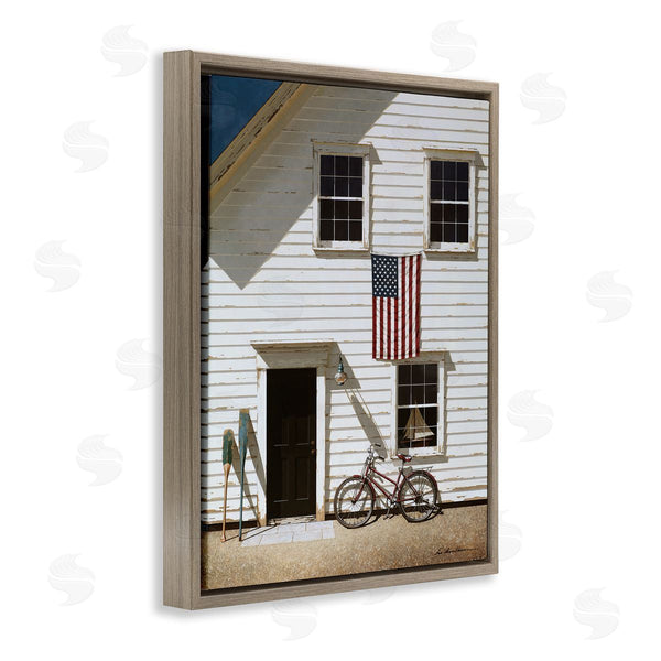 Stupell Industries Zhen-Huan Lu | Americana Cape House Entrance