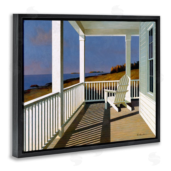 Stupell Industries Zhen-Huan Lu | Cottage Porch With Beach Chair