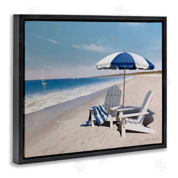 Stupell Industries Zhen-Huan Lu | Serene Coastal Hangout