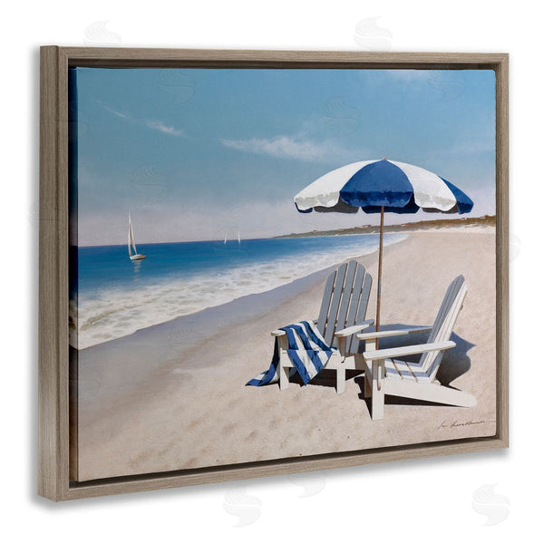 Stupell Industries Zhen-Huan Lu | Serene Coastal Hangout