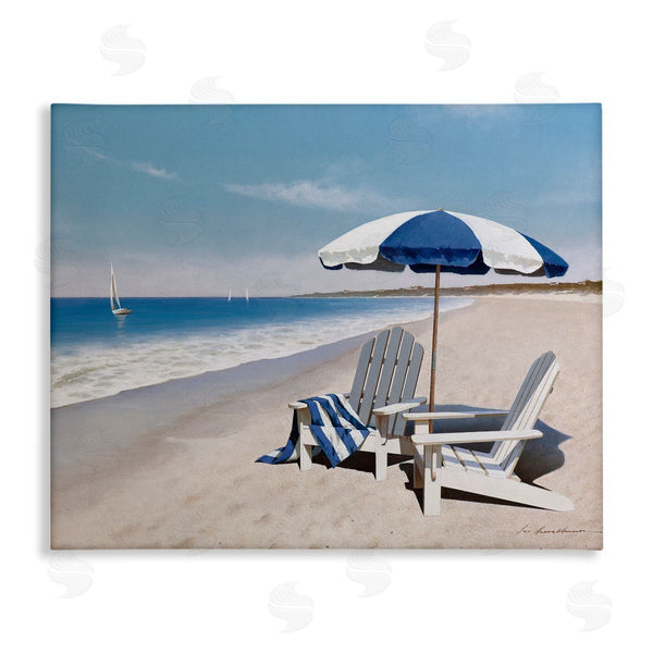 stupell industries Zhen-Huan Lu | Serene Coastal Hangout
