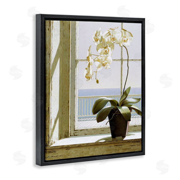 Stupell Industries Zhen-Huan Lu | White Orchid On Window Sill