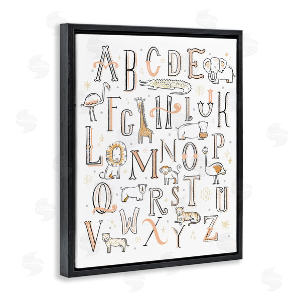 Stupell Industries Zirkus Design | Nursery Animal Alphabet Chart
