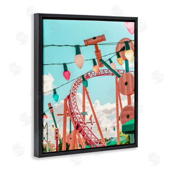 Stupell Industries Ziwei Li | Abstract Amusement Park Toy Ride