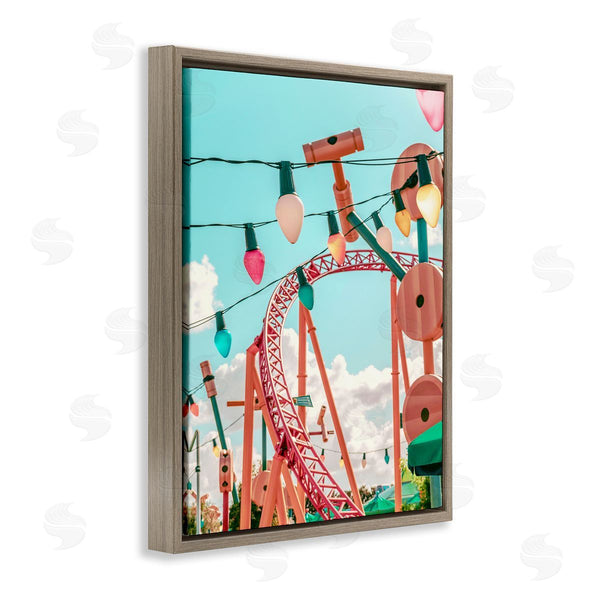 Stupell Industries Ziwei Li | Abstract Amusement Park Toy Ride