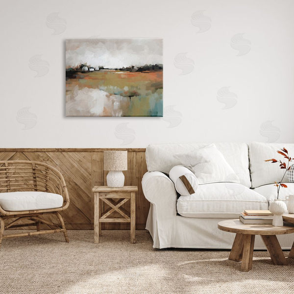 Stupell Industries Ziwei Li | Abstract Country Barns Landscape Wall Art