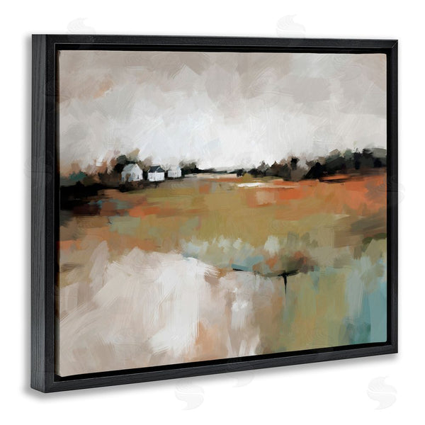 Stupell Industries Ziwei Li | Abstract Country Barns Landscape Wall Art