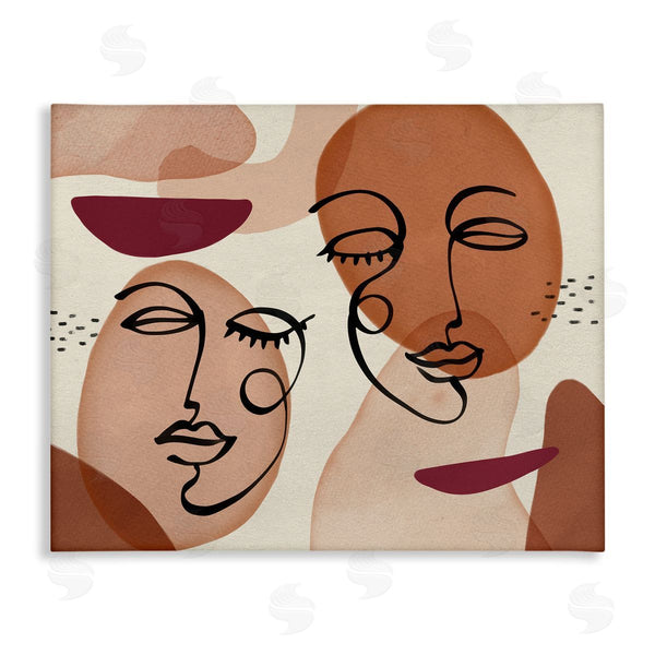 stupell industries Ziwei Li | Abstract Facial Features Circular Shapes