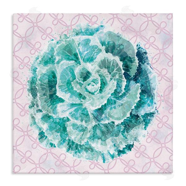 stupell industries Ziwei Li | Abstract Green Floral Pop Intricate Pink Pattern Wall Art