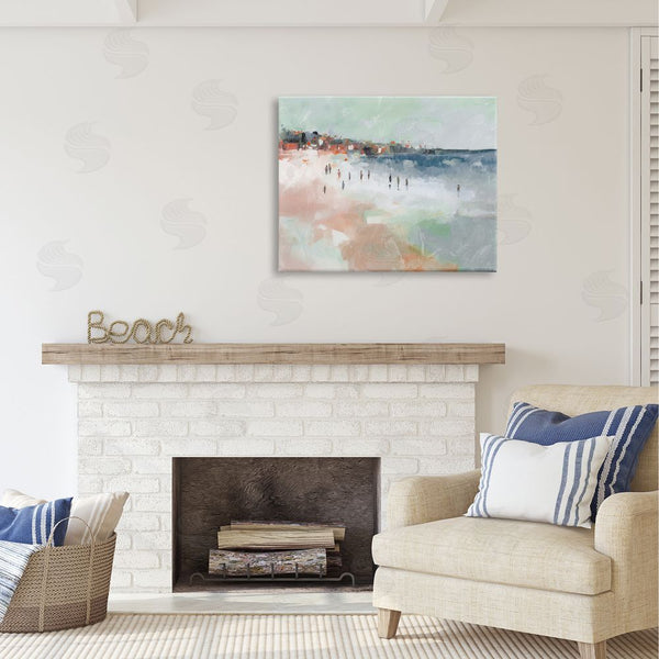 Stupell Industries Ziwei Li | Abstract People On Shore Wall Art