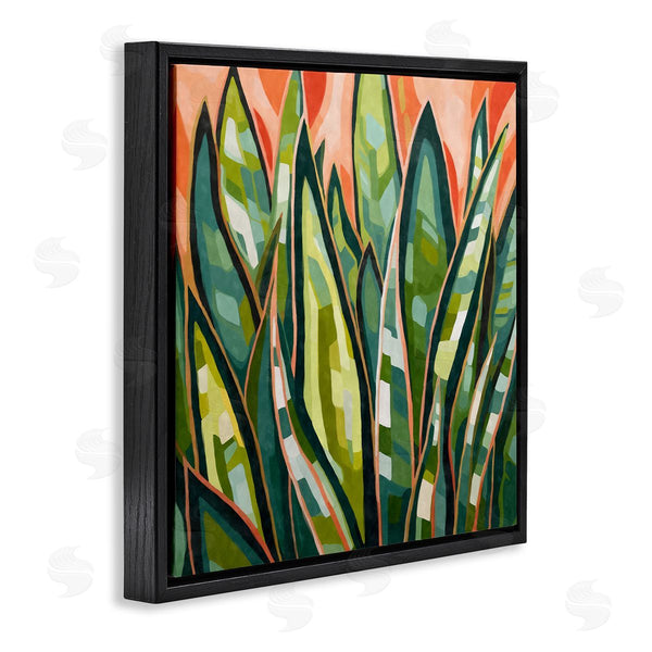Stupell Industries Ziwei Li | Abstract Tropical Leaves