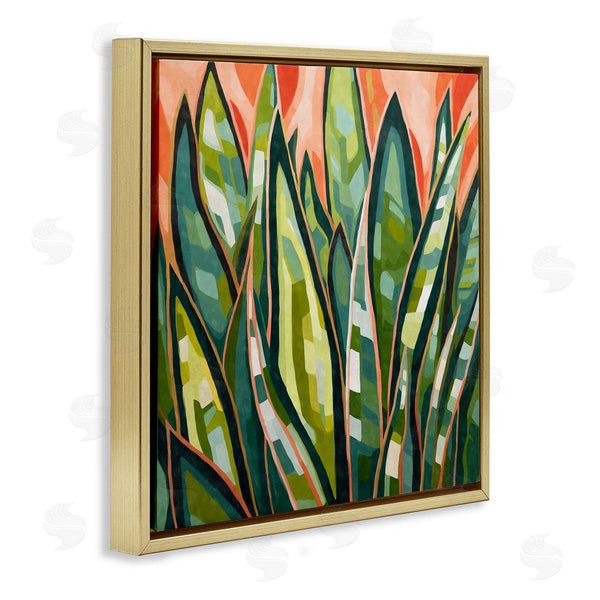 Stupell Industries Ziwei Li | Abstract Tropical Leaves