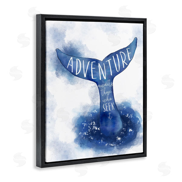 Stupell Industries Ziwei Li | Adventure Awaits Whale Tale