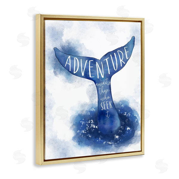 Stupell Industries Ziwei Li | Adventure Awaits Whale Tale